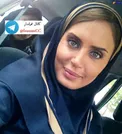 وقتي الناز شاكر دوست مهماندار هواپيما ميشود+عكس