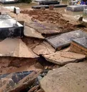 سیلاب در بوشهر به قبرستان‌ها هم رحم نکرد!/عکس