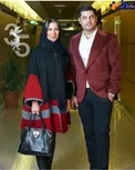 عکسی متفاوت از سام درخشانی و همسرش در جشنواره فجر