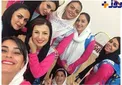 بانوان بازیگر در تیم اسکواش هنرمندان+ عکس