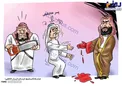 کاریکاتور/ دیدار پسران خاشقچی با قاتلین پدر!+عکس