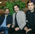 کارگردان معروف در کنار خواننده مشهور و پسرش + عکس