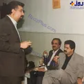 عکسی زیرخاکی از مرحوم بهرام شفیع و دو دوست قدیمی