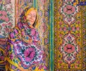 لباس خارق‌العاده گردشگر خارجی در مسجد نصیرالملک +عکس