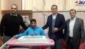 عکس/ جشن تولد حسن یزدانی در بیماستان