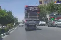 حمل بار عجیب با خودروی پیکان وانت/عکس
