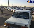 یک نوشته زیبا پشت شیشه خودرو