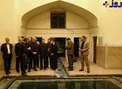 عکس/ بازدید رئیس سازمان میراث فرهنگی از باغ فین کاشان