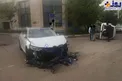تصادف شدید دو خودروی لاکچری در خیابان ! +عکس