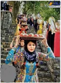 عکسی جالب از جشن برداشت انار در کرمانشاه