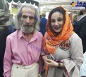بهنوش بختیاری در کنار آق تقی سریال آیینه عبرت+عکس