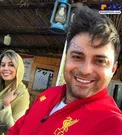 کلبه چوبی بابک جهانبخش و همسرش در کیش +عکس