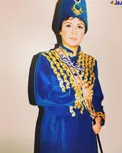 عکس/ خانم بازیگر در لباس ملیجک