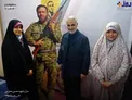 عکس/ دیدار سرلشکر قاسم سلیمانی با خانواده شهید مدافع حرم
