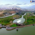 عجیب‌ترین سد دنیا در وسط شهر مهاباد +عکس