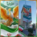 عکس/ دیوارنگاره «عرصه سیمرغ»