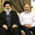 عکس دید نشده از مرحوم سردار حجازی در کنار سیدحسن نصرالله
