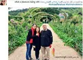 گلشیفته فراهانی در کنار پدر و مادرش در اروپا /عکس