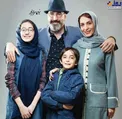 صالح میرزاآقایی درکنار خانواده اش+عکس