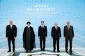 عکس یادگاری سران شرکت‌کننده در اجلاس کشورهای ساحلی خزر