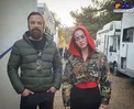 حسام منظور و بازیگر زن ترکیه در پشت صحنه مست عشق+عکس