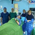 فاطمه گودرزی در اتاق عمل/عکس