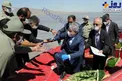 قایق سواری معاون رئیس جمهور در دریاچه ارومیه + عکس