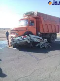 تصادف وحشتناك ديروز در اراك+عکس