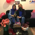 خانم بازیگر در جشن تولد همسرش با تفاوت سنی زیاد+عکس