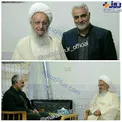 عکس/ دیدار سردار سلیمانی با آیت الله مکارم شیرازی