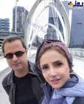 سلفی شبنم قلی خانی و همسرش در ملبورن استرالیا