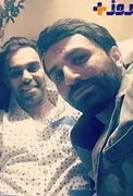 سلفى قبل از عمل على لهراسبى با مهدى ماهانى+عکس