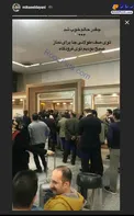 عکس/ صف طولانی برای نماز صبح