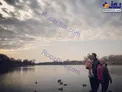 منوچهر هادی،یکتا ناصر و دخترشان در کنار دریاچه+عکس