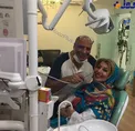 عکس/ فیگور عجیب آقای بازیگر در مطب خانم دکتر!