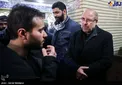صحبت کردن قالیباف با پسر سردار شهید قاسم سلیمانی/عکس