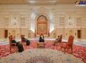 عکس/ فرش زیبای ایرانی در کاخ اصلی سلطان عمان