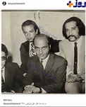 عکس یادگاری بازیگر مشهور کنار دکتر شریعتی