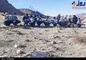 کوه‌پیمایی دانش آموزان برای رسیدن به اینترنت+عکس