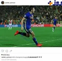 پست اینستاگرامی سردار آزمون پس از صعود تیمش به لیگ قهرمانان اروپا