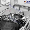 اسدالله یکتا روی تخت بیمارستان به خاطر کرونا ! + عکس