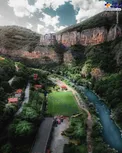 منظره رویایی یک زمین فوتبال در بلغارستان/عکس