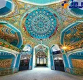 تکیه معاون الملک در کرمانشاه،از بناهای زیبای دوره قاجار+عکس