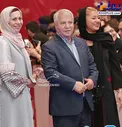علی پروین و همسرش در افتتاحیه فیلم ما همه با هم هستیم/عکس