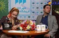 کتایون ریاحی و پسرش در افتتاحیه شهر کتاب + عکس