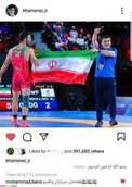 عکس/ کامنت محمد بنا در اینستاگرام رهبری