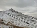 بارش برف در یزد /عکس