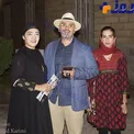 خانم بازيگر به همراه همسر و دخترش/عكس