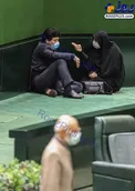 عکسی عجیب از یک نماینده زن مجلس!
