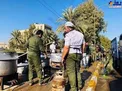 آشپزی عراقی‌ها مقابل سفارت آمريكا در بغداد/عکس
